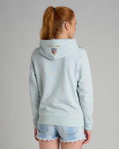 Női melegítőfelső CLAIRE BABY BLUE
