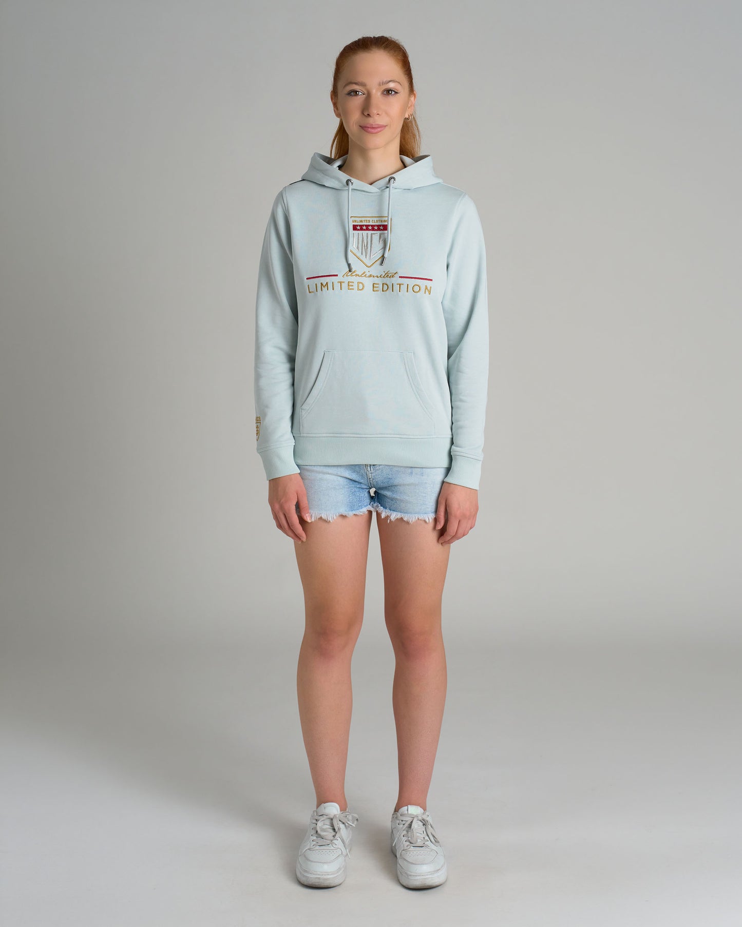 Női melegítőfelső CLAIRE BABY BLUE