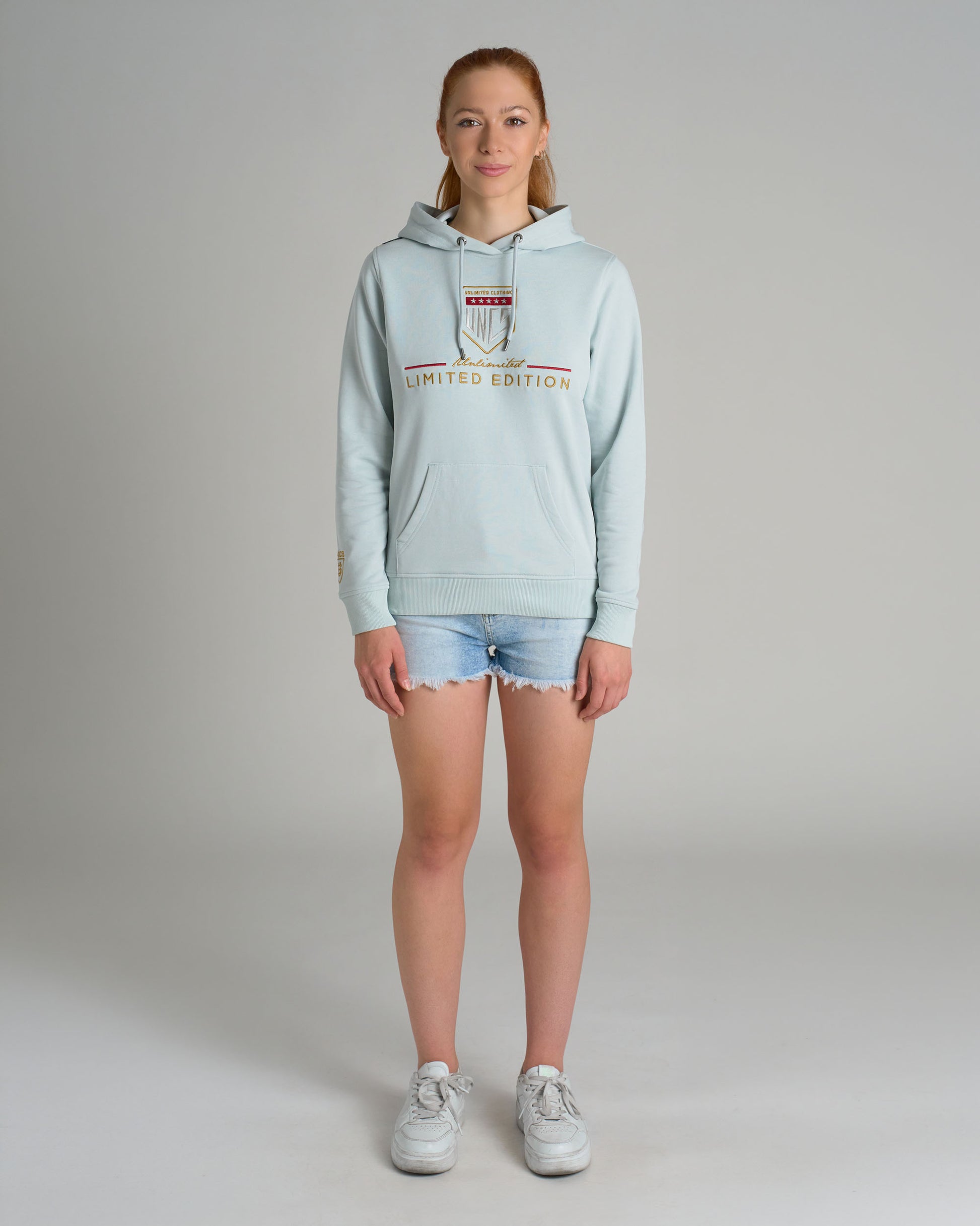 Női melegítőfelső CLAIRE BABY BLUE