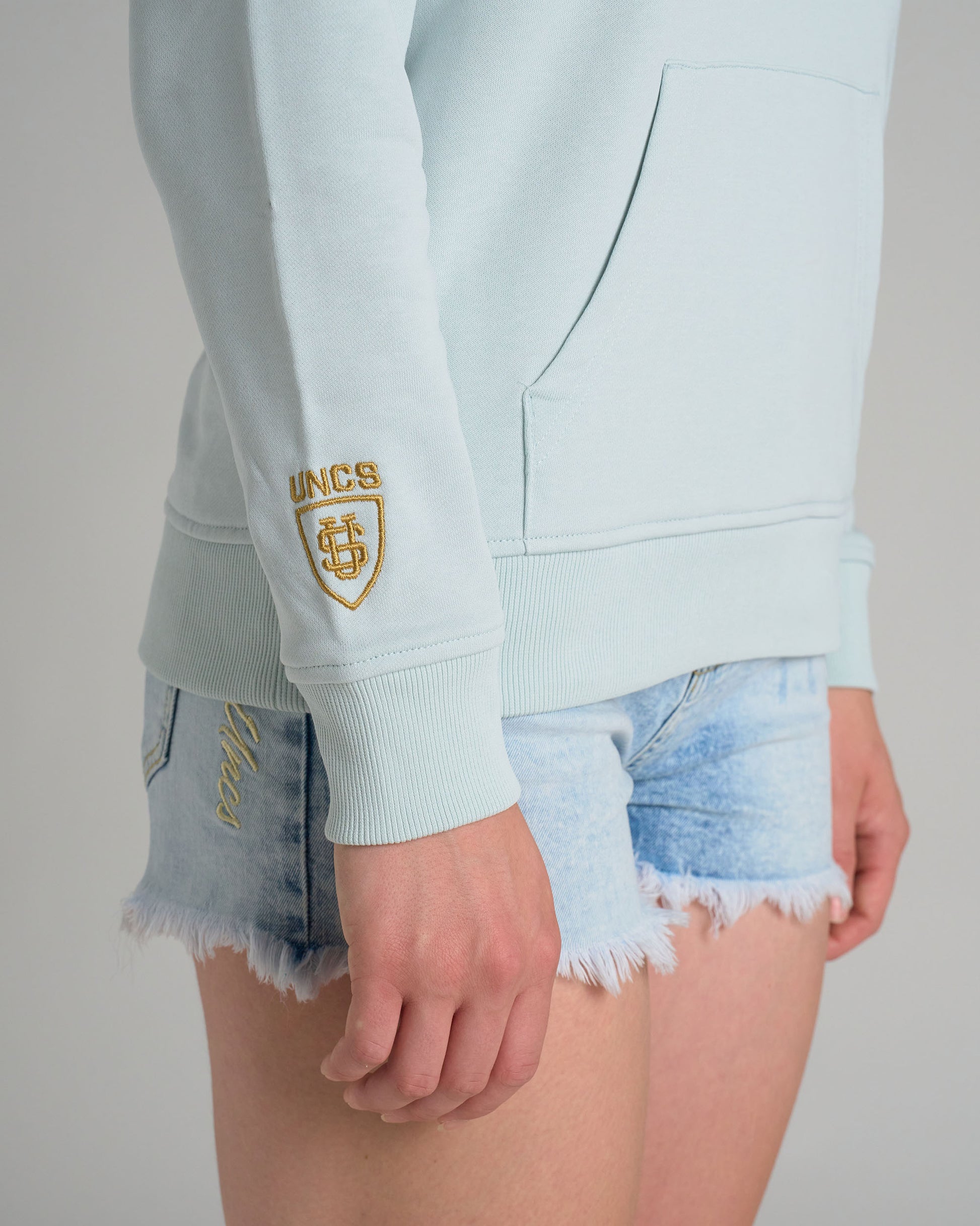 Női melegítőfelső CLAIRE BABY BLUE