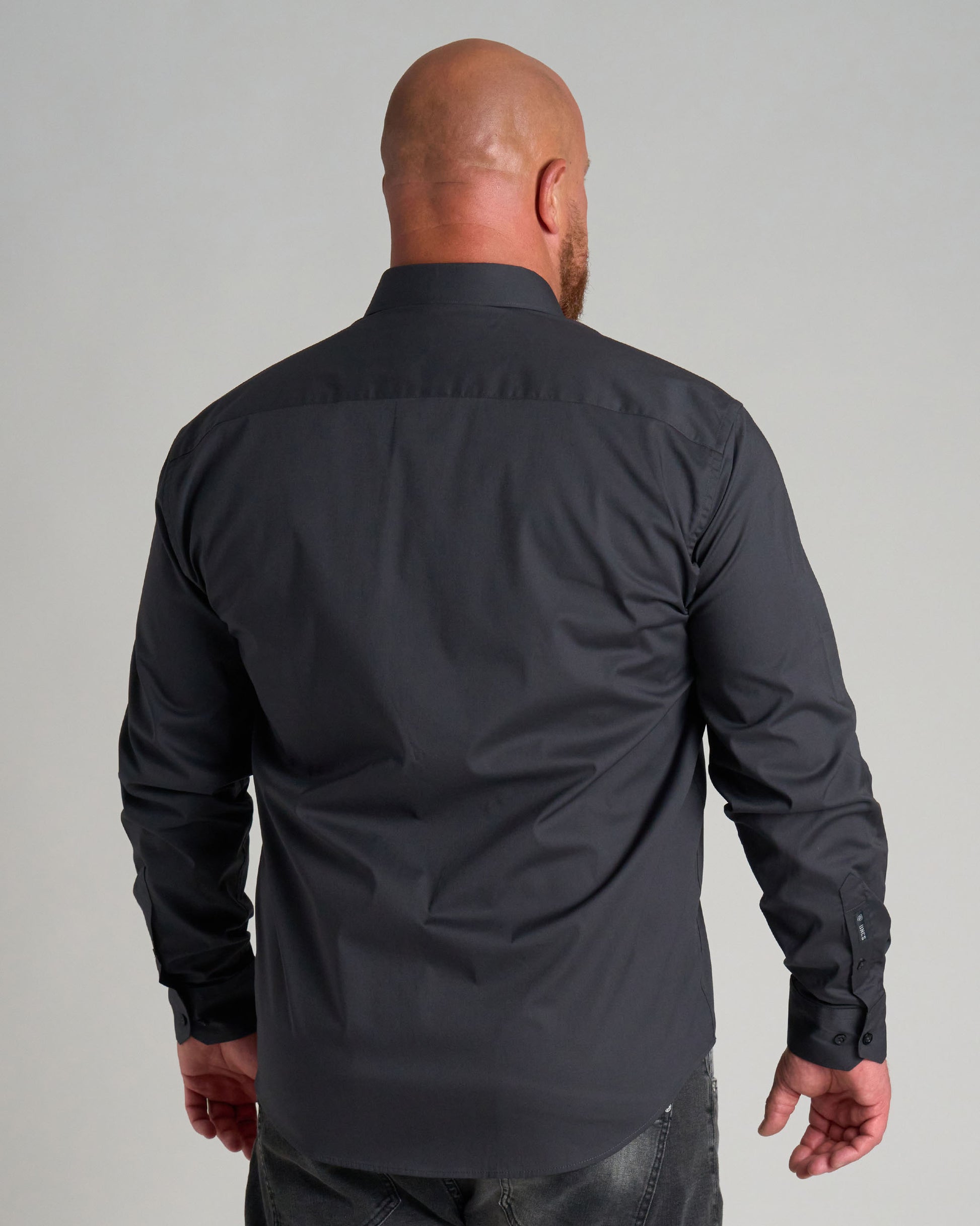 Férfi ing MONROE III DARK GREY