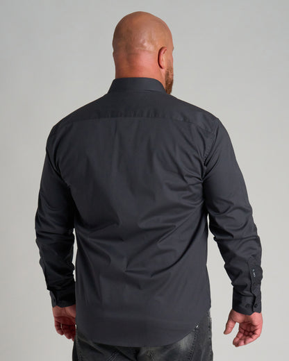 Férfi ing MONROE III DARK GREY