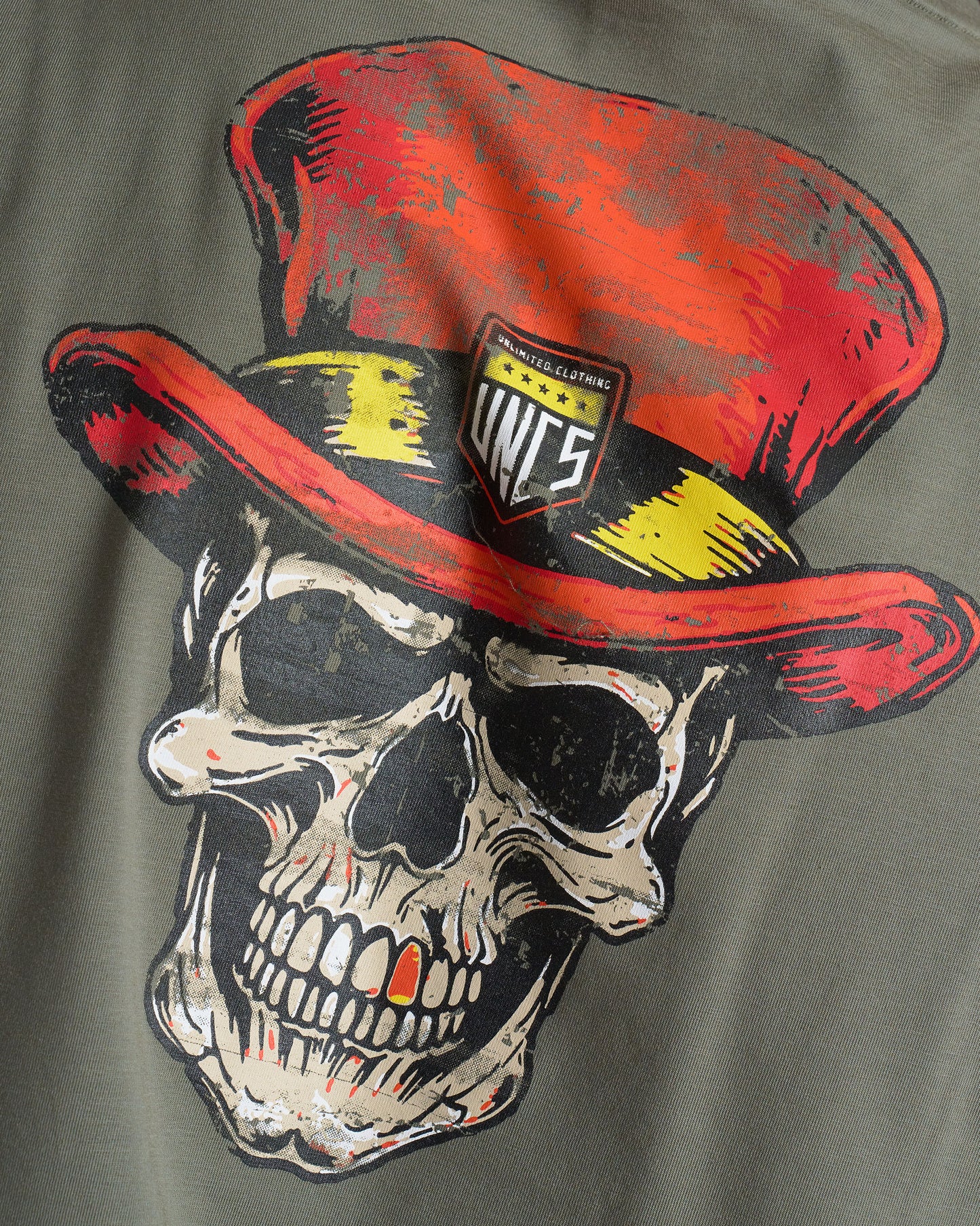 Férfi póló SKULL III KHAKI