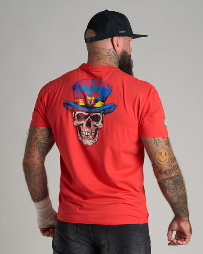 Férfi póló SKULL III RED