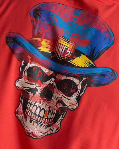 Férfi póló SKULL III RED