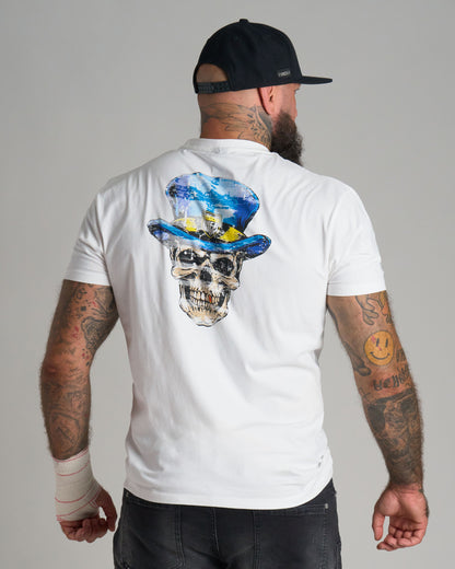 Férfi póló SKULL III WHITE