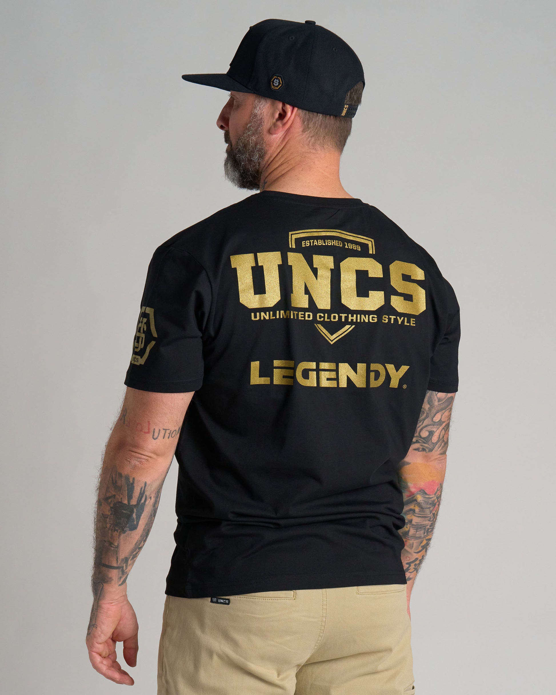 Férfi póló LEGENDY BLACK