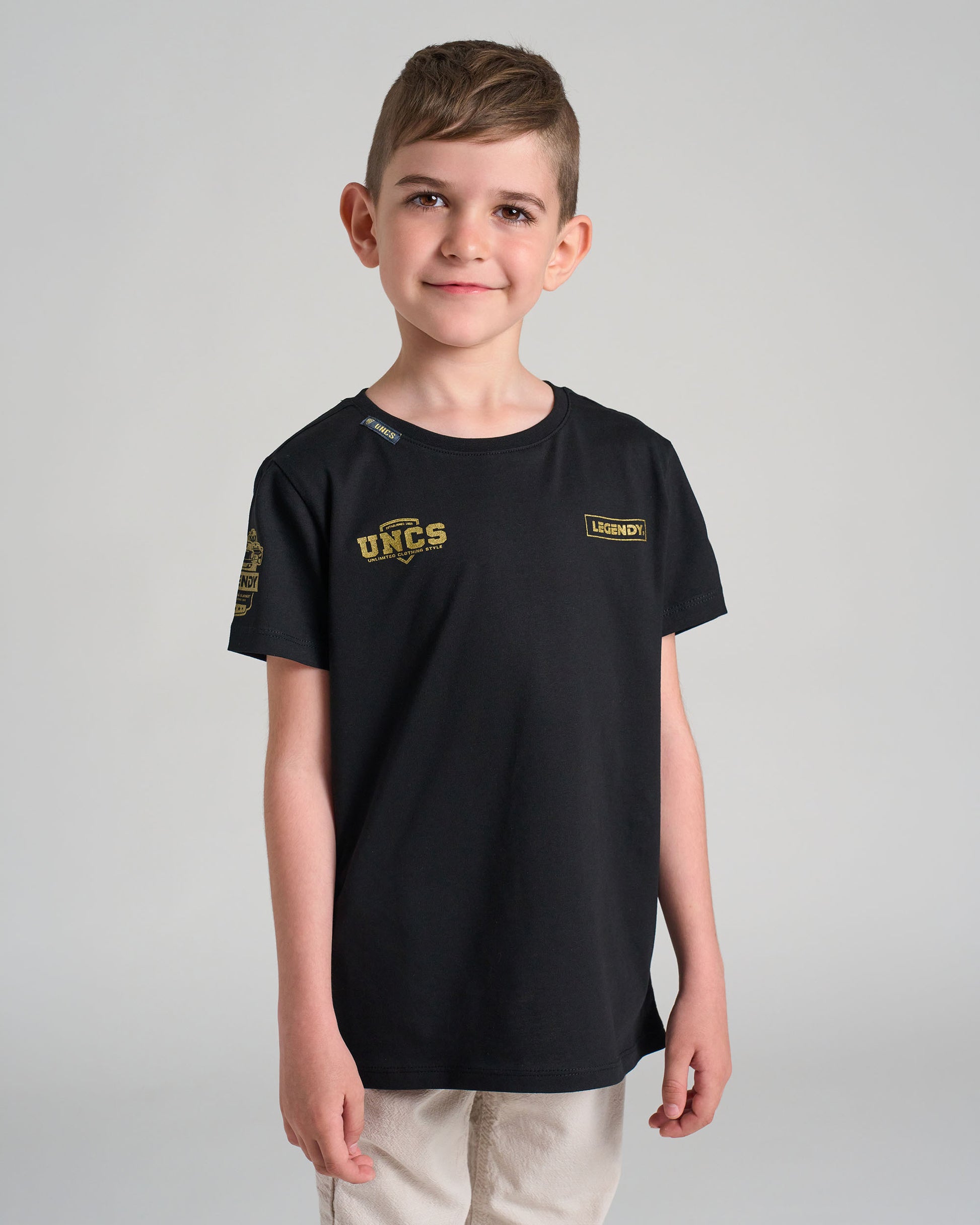 Gyermek póló LEGENDY BLACK