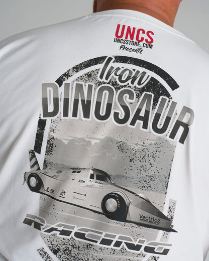 Férfi póló IRON DINOSAUR WHITE