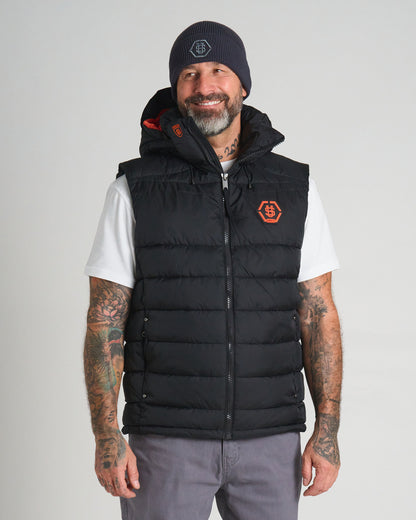 Férfi mellény CARMACK II BLACK/ORANGE