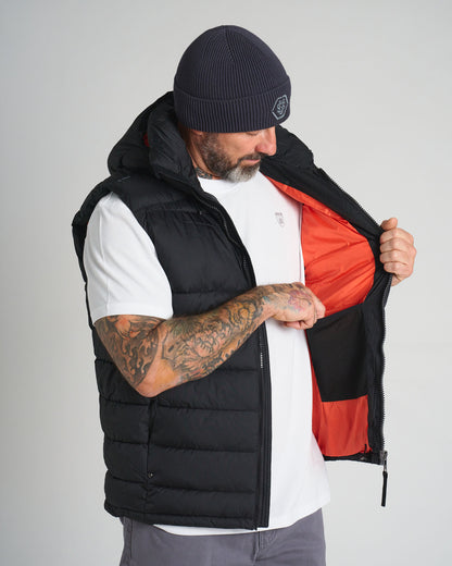 Férfi mellény CARMACK II BLACK/ORANGE