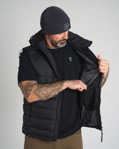 Férfi mellény CARMACK II BLACK/BLACK