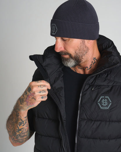 Férfi mellény CARMACK II BLACK/BLACK