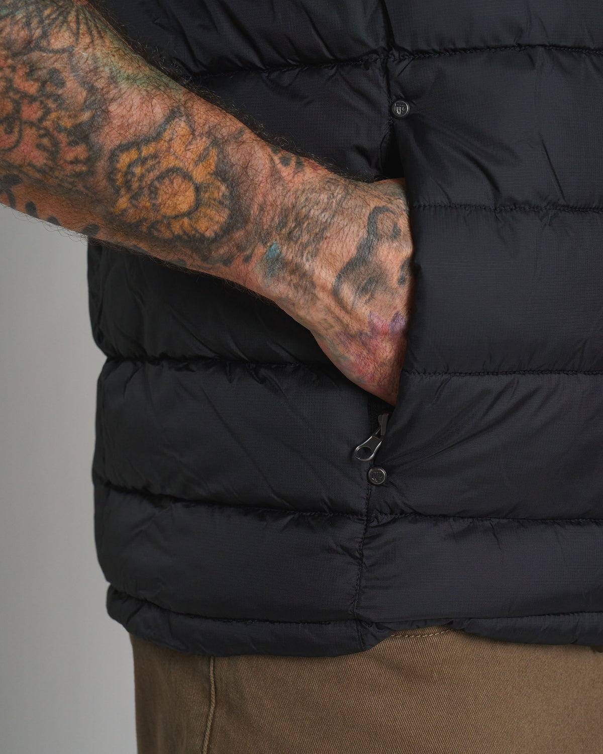 Férfi mellény CARMACK II BLACK/BLACK
