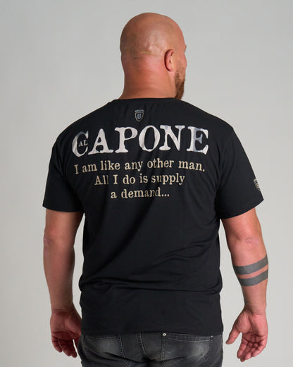 Férfi póló AL CAPONE III BLACK
