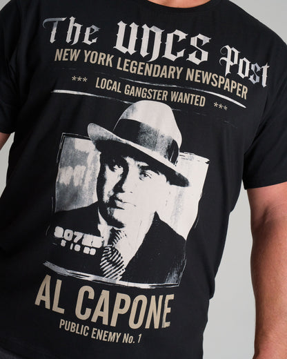 Férfi póló AL CAPONE III BLACK