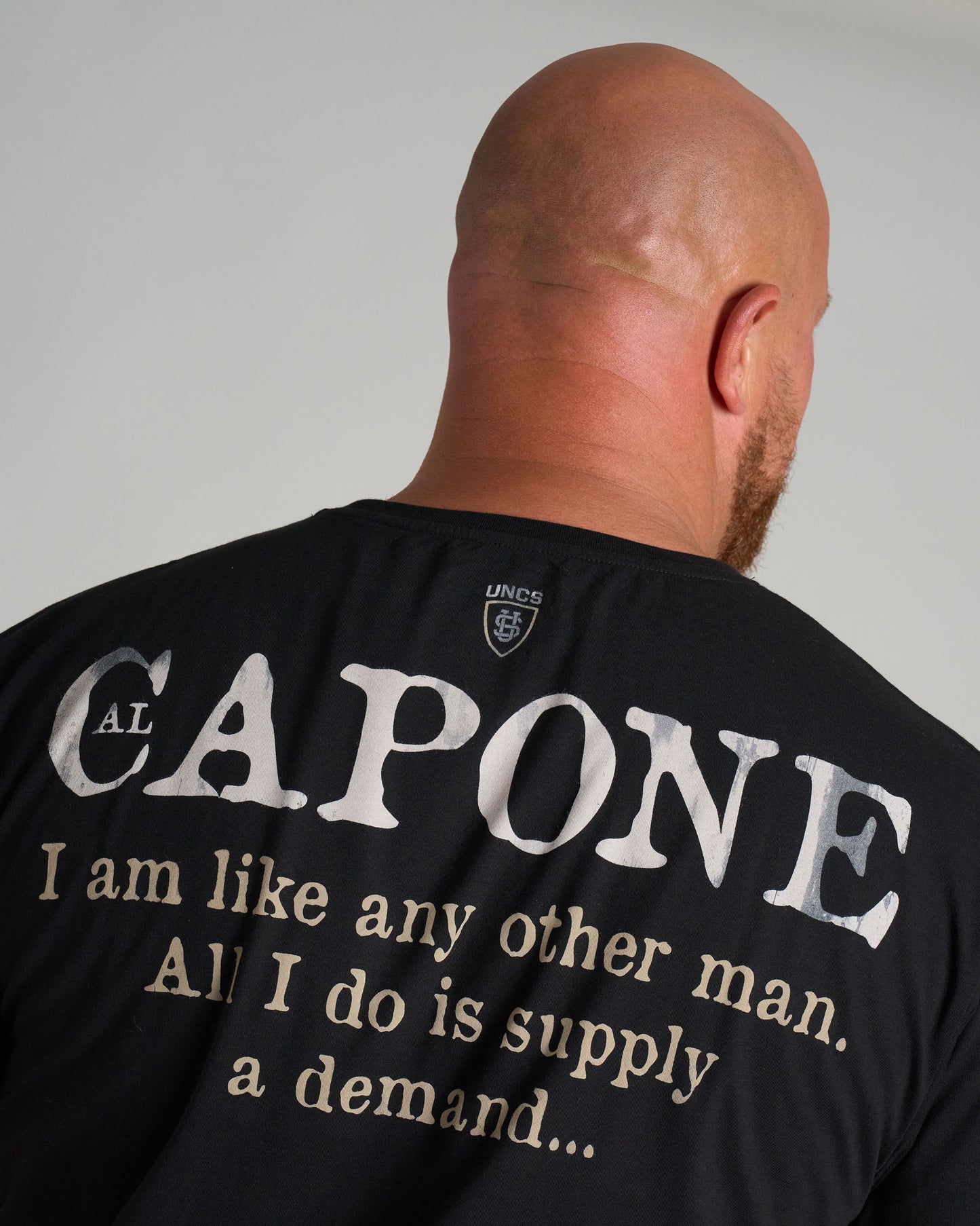 Férfi póló AL CAPONE III BLACK