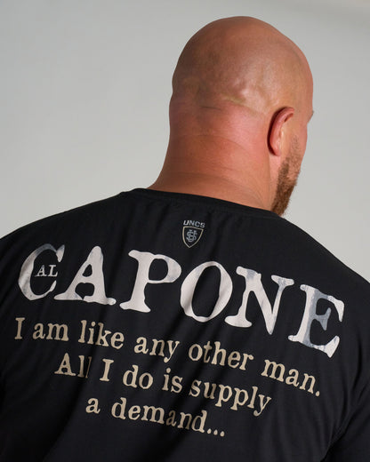 Férfi póló AL CAPONE III BLACK