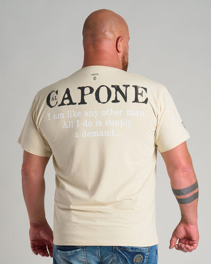 Férfi póló AL CAPONE III BIEGE