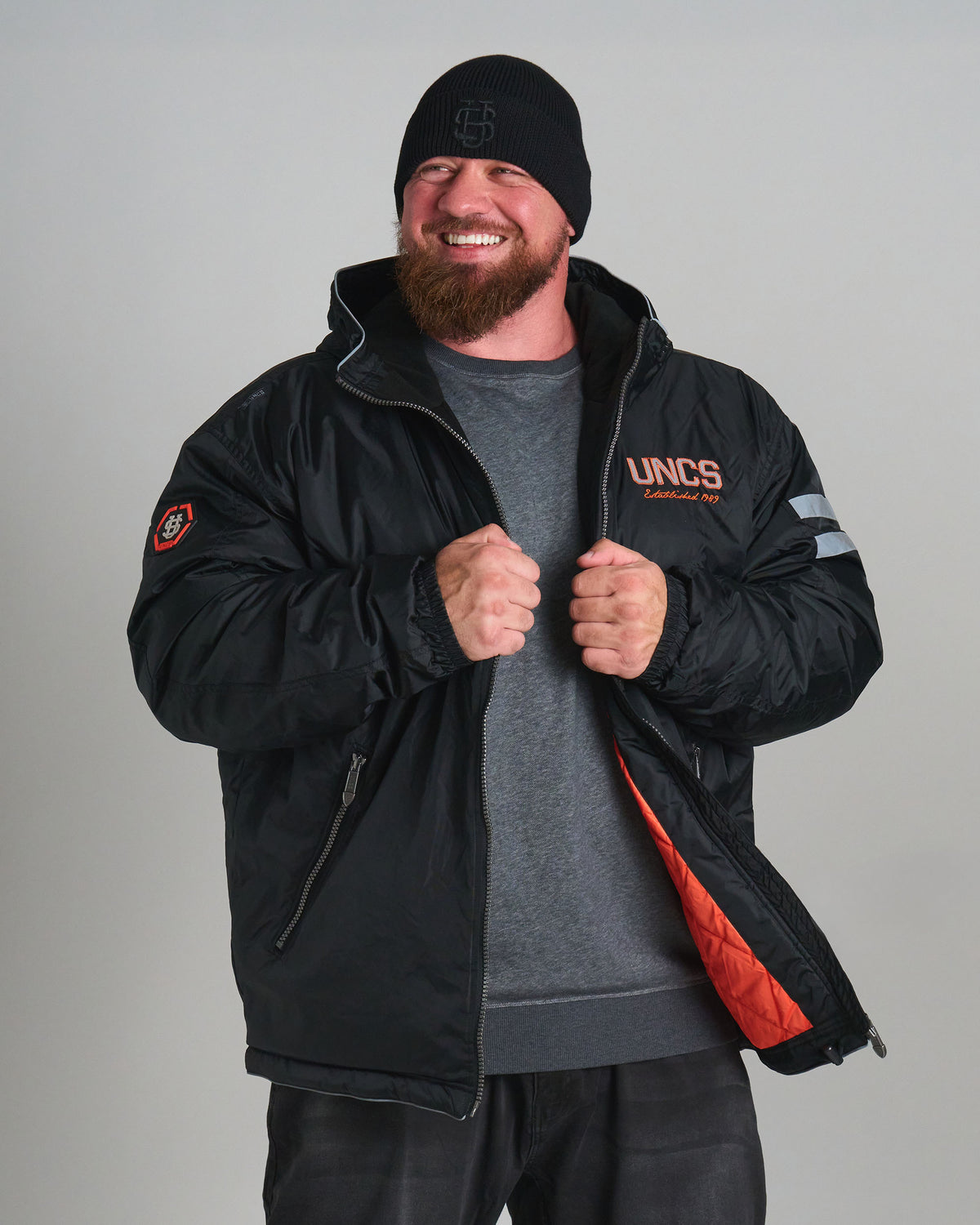 Férfi dzseki CREW III BLACK