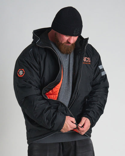 Férfi dzseki CREW III BLACK