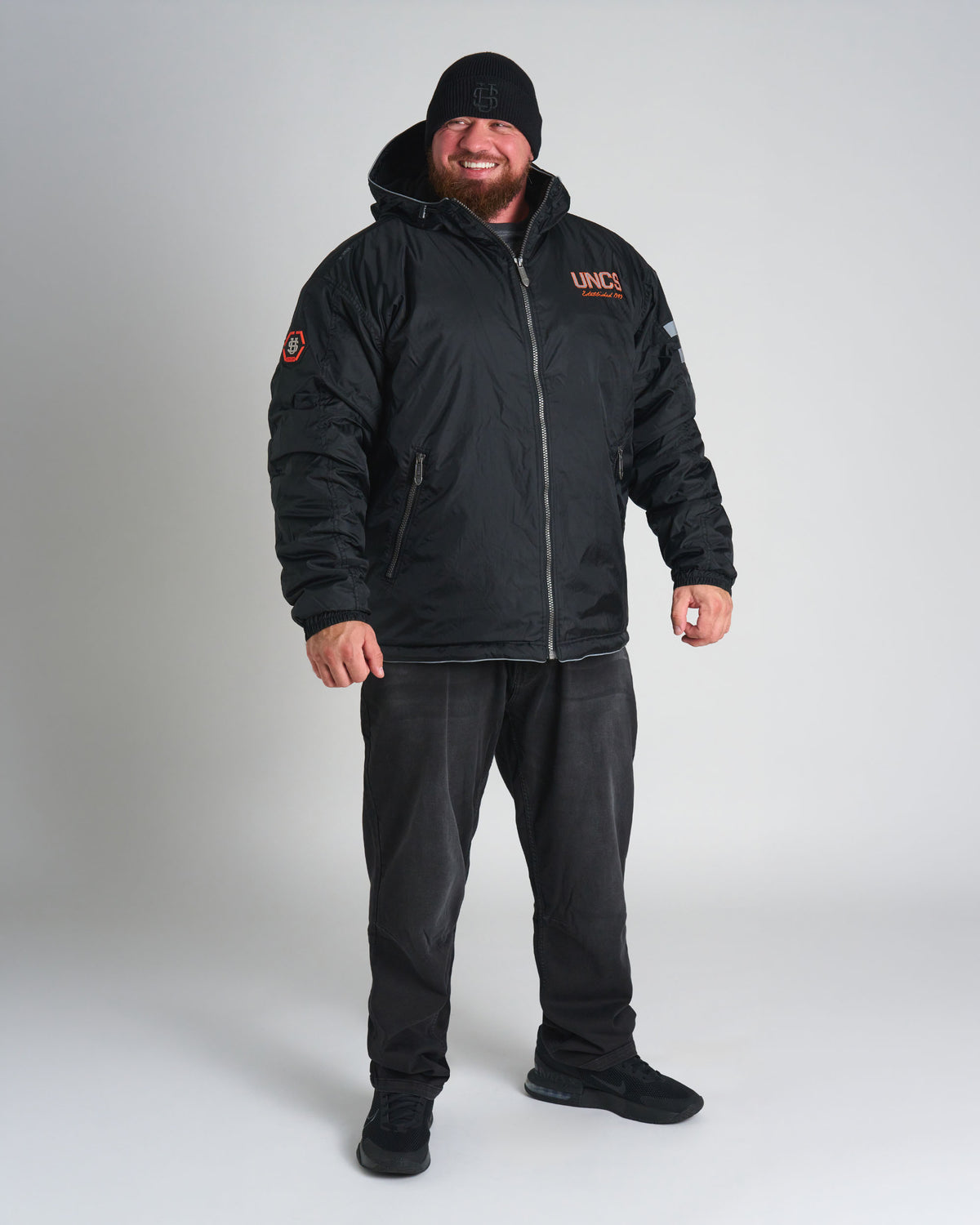 Férfi dzseki CREW III BLACK