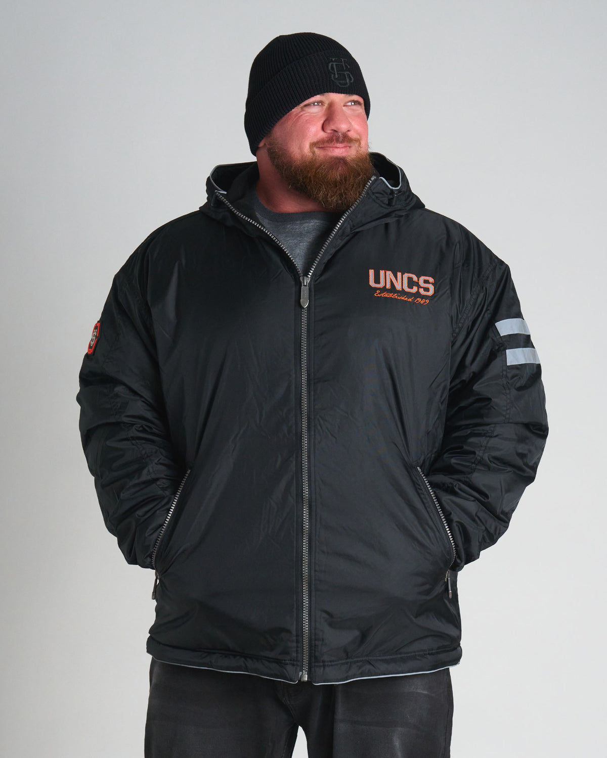 Férfi dzseki CREW III BLACK
