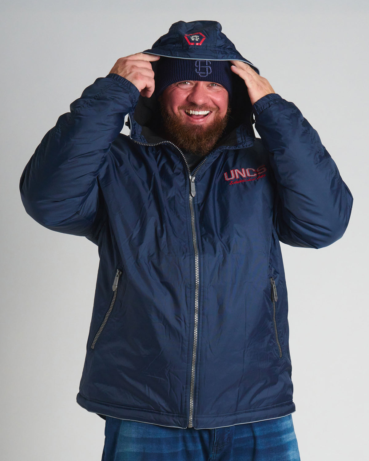 Férfi dzseki CREW III NAVY
