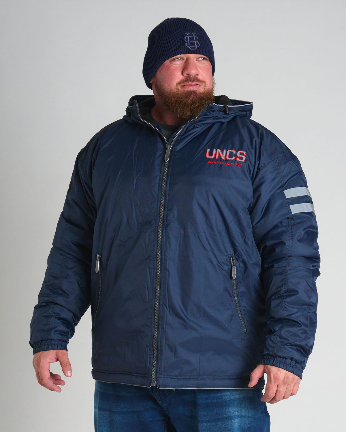 Férfi dzseki CREW III NAVY